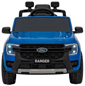 Carro elétrico para Crianças 12V Ford Ranger LIFT Assento de couro, Rodas de EVA Azul