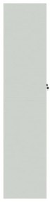 Arquivador 90x40x180 cm aço cinzento-claro