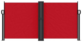 Toldo lateral retrátil 120x1200 cm vermelho