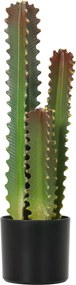 Cato Artificial 66 cm Planta Artificial Decorativa com Vaso e 3 Folhas para Decoração de Interiores Verde