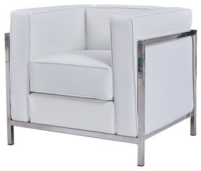 Poltrona LOBBY – 78x70x68 cm – Estrutura em Aço Inoxidável e Estofado