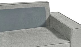 Sofá de canto 3 lugares com arrumação em tecido cinzento à direita KARILA Beliani