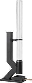 Outsunny Aquecedor a Pellets para Exterior 13 kW com Tubo de Vidro, Depósito de 2,4 kg e Gaveta para Cinzas, Preto | Aosom Portugal