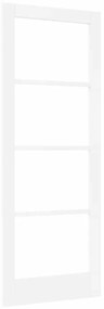 porta interior com vidro 'ORKDAL'branca 78x202x4 cm