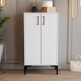 Sapateira Prag – Branco – 60x111x35 cm