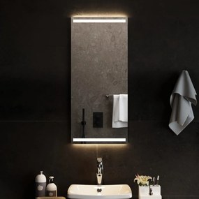 vidaXL Espelho de casa de banho com luzes LED 40x90 cm