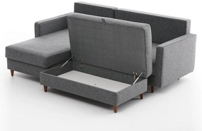 Sofá de Canto Eva – Cinza – 210x82x195 cm