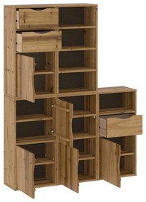 Móveis de apoio 5 pcs ODDA 40x24x79 cm pinho de madeira maciça