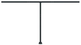 Conjunto de postes para toldo 450x245 cm ferro antracite