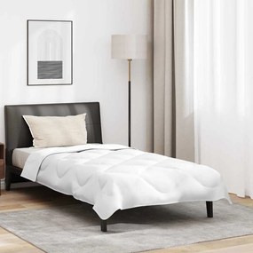 vidaXL Edredom de Verão Simples 2 pcs Branco 140 x 220 cm Microfibra