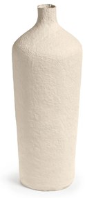Kave Home - Jarra Candida de algodão maché bege 50 cm