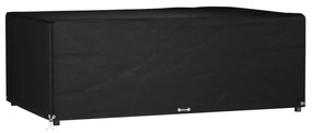 vidaXL Capa p/ mobiliário de jardim 12 ilhós 213x132x75 cm retangular
