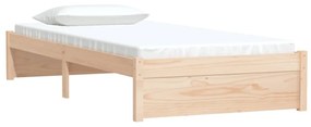 Estrutura de cama solteiro 90x190 cm madeira maciça