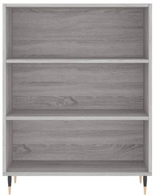 Armário alto 69,5x34x180 cm derivados de madeira sonoma cinza