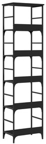 Estante 50x33x188,5 cm derivados de madeira preto