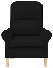 Cadeira Preta 52 cm em Microfibra