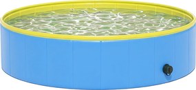 PawHut Piscina dobrável para cães grandes e médios, com fundo antiderrapante para patos, interior e exterior, 120x30cm | Aosom Portugal
