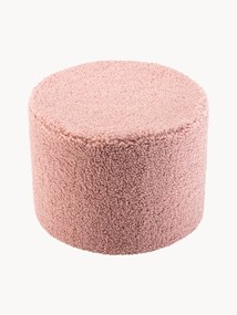 Pufe para crianças em teddy Sugar, Ø 40 cm