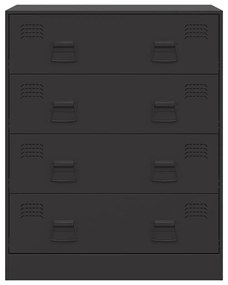 Aparador 67x39x83 cm aço preto
