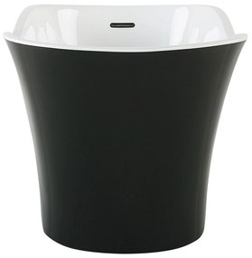 Banheira autónoma em acrílico preto 170 x 80 cm DULCINA Beliani