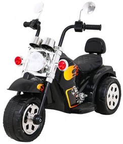 Mota elétrica para crianças 6V, Motorek Hot chopper 1,5 a 4 anos Preta