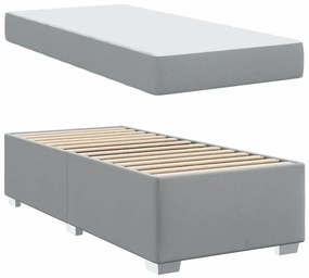 Estrutura da Cama Outros Cinzento-claro 90 x 190 cm tecido