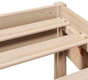 Cama sem colchão 120x190 cm madeira de pinho maciça