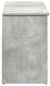 Banco sapateira 102x30,5x45 cm derivados cinzento cimento