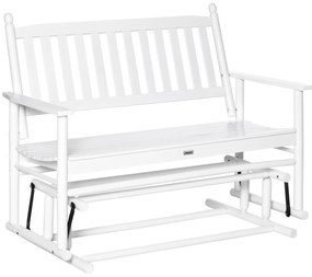 Banco Baloiço de Jardim de 2 Lugares – Balancelle Blanche – Branco – 1