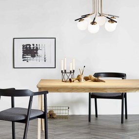Chandelier Yildiz – Preto Antique – 62 cm x 90 cm