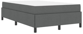 Cama Box Cinza escuro, Preto 120 x 190 cm