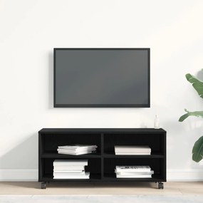 Armário de TV vidaXL Preto 90x35x35 cm em Madeira Derivada