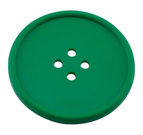 Base Copo Botão Borracha 10cm Pack 8 Verde