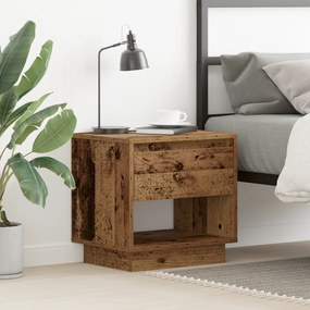 Criado-mudo vidaXL Madeira Velha 45x34x44 cm Madeira Engenharia