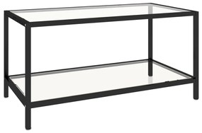 Mesas de centro 2 pcs vidro temperado transparente