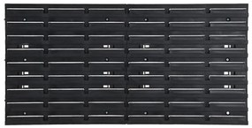 26pcs conjunto prateleiras de oficina 77x39cm PP vermelho/preto