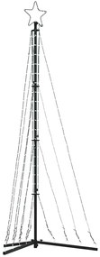 LED Árvore de Natal 339 LEDs Branco Frio 187 cm