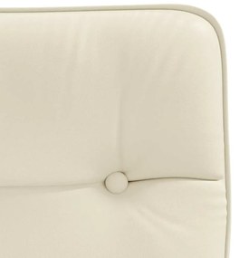 Cadeiras de jantar 4 pcs couro art. creme