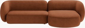 Sofá de canto modular em bouclé Kate (3 lugares)