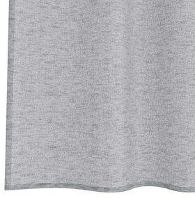 Cortinas 2 pcs Cinzento-escuro 140 x 225 cm Poliéster