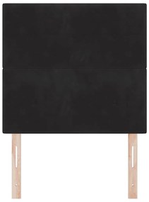 Cabeceira LED vidaXL Preta 100 cm em Veludo