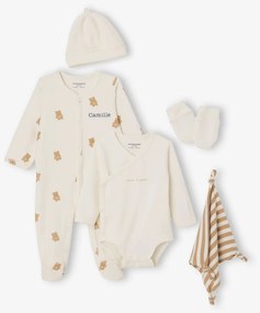 Conjunto de 6 peças com mala de maternidade, para recém-nascido cru