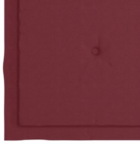 Cadeiras de jardim empiháveis c/ almofadões 8 pcs teca maciça