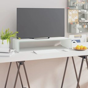 vidaXL Suporte de TV/monitores em vidro 70x30x13 cm verde