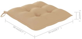 Cadeiras de jantar p/ jardim 8 pcs c/ almofadões acácia maciça