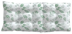 Almofadões p/ cadeira encosto alto 4 pcs tecido oxford folhas