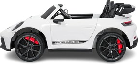 Carro elétrico para Crianças 3 a 9 anos, 24V 4x4 2 lugares Porsche 911 GT 3 MP4 Branco