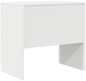 Mesa Branca 80x50x76 cm Madeira Revestida