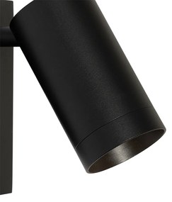 LED Candeeiro de Parede Inteligente Preto Ajustável com Interruptor Incl. Wifi GU10 50mm - Jeana Luxe Moderno