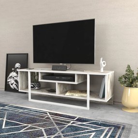Suporte para TV Asal – Branco – 120 cm
